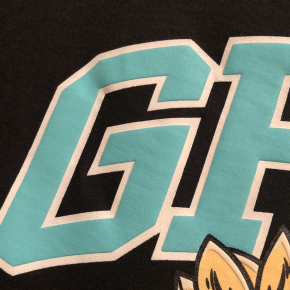 NWT GSTR Grow Where You’re Planted Shirt. Unisex Top. Black with teal & yellow - Picture 13 of 14